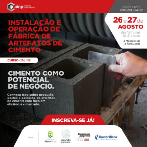 Instalação e Operação de Fábrica de Artefatos de Cimento