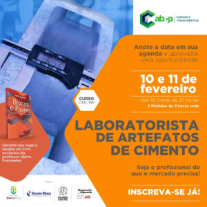 Laboratorista de Artefatos de Cimento