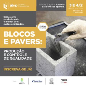 Blocos e Pavers: Produção e Controle de Qualidade